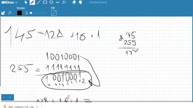 Поразрядная конъюнкция и маска подсети Д222 2019 02 07 смотреть онлайн