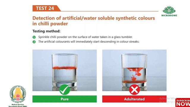 FOOD ADULTERATION TESTS | DART | TNMRB FSO | FSSAI CFSO | TSPSC FSO | APPSC FSO | HPSC FSO,HPPSC FS