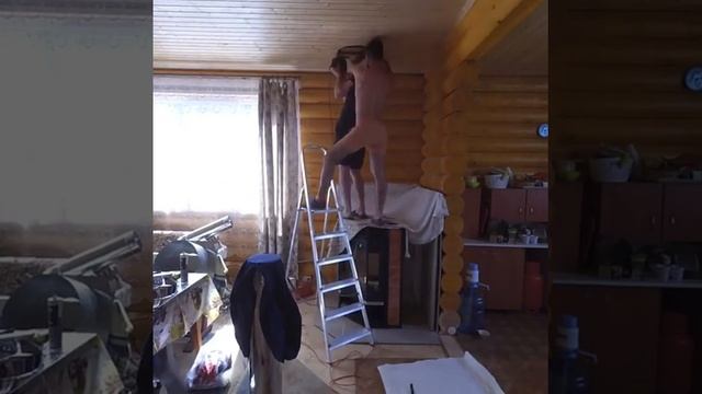 Установка камина и дымохода смотреть онлайн