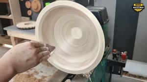 SEGMENTED BOWL WITH CIRCLE SPOKES, woodturning