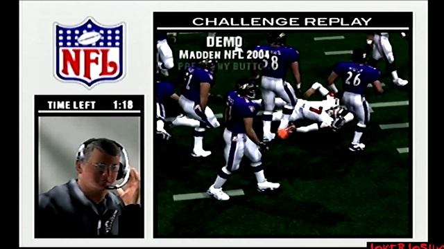 Madden NFL 2004 Demo Games | ATL @ BAL | Epic Game!!!! смотреть онлайн