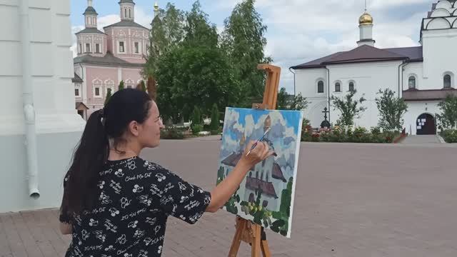 #РусскаяАтлантида в Брянске. Пленэрный выезд в Свенский монастырь