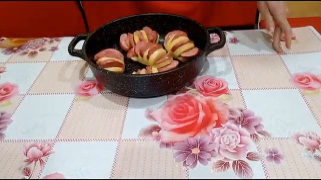 ВКУСНЮЮЩАЯ Яркая Картофельная запеканка "ФЕЙЕРВЕРК"  с сюрпризом внутри.#запеканкаизкартофеля