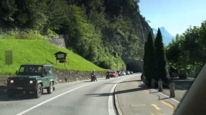 Путешествуем по Европе на автомобиле Audi Q7  Швейцария Сен-Готардский тоннель