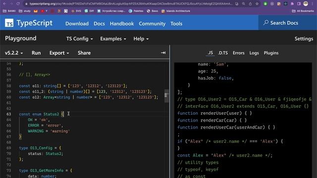 TypeScript базовый курс (Практика React + Vite)