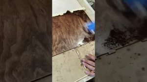 Нанесение масло воска на полированную фанеру
