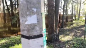 Забор Гиттер обшили поликарбонатный