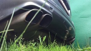 Звук Вэ8 после удаления катализаторов. Porsche cayenne turbo exhaust