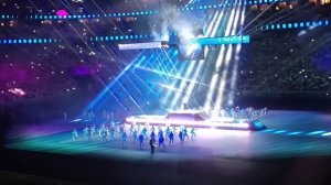Jung Kook (Dreamers) with Fahad performing at the opening ceremony of the FIFA World Cup Qatar 2022