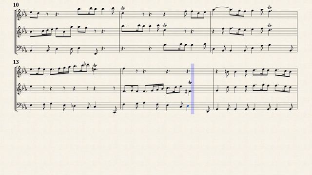 Quantz, J. J. _ Trio Sonata Es-Dur, QV 2:18 [Trv, Ob, Bsn] смотреть онлайн