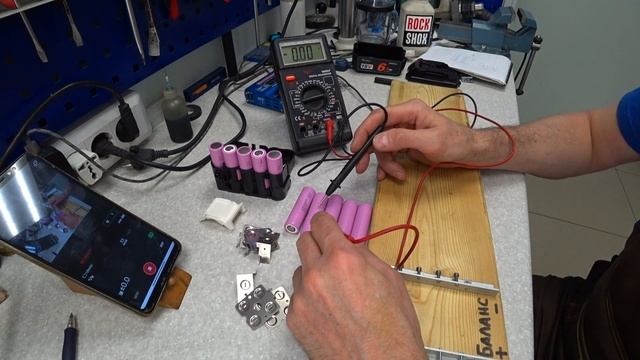 Самостоятельная сборка аккумулятора Makita. Балансировка литий-ионных аккумуляторов.