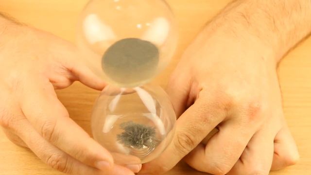 МАГНИТНЫЙ ПЕСОК из МАГНИТНЫХ ЧАСОВ...Ferrofluid... OdinochkaTV смотреть онлайн