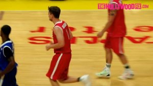 Mr. Beast Shows Off His Hooping Skills In The ACE Family Charity Basketball Game In Los Angeles, CA