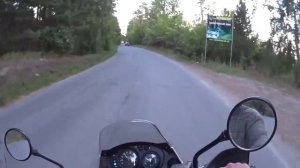 Kawasaki KLE 400 разгон до 100