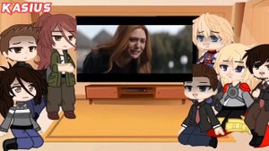 Avengers React to Wanda | 8/? | Gacha MCU Marvel | Kasius
