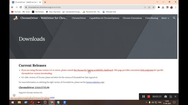 How to handle SessionNotCreatedException ? ||Chrome Browser 116.x version with Selenium? смотреть онлайн