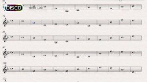 Читка с листа темп 100