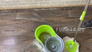 КОМПЛЕКТ ДЛЯ УБОРКИ ПОЛА И ОКОН обзор на  швабру для мытья с отжимом