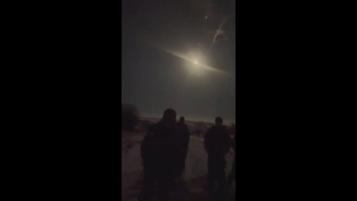 Падение очередной «протухшей» ракеты ЗРК С-300 ВСУ