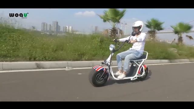 Тест драйв WOQU Citycoco X1 электроскутер №1 смотреть онлайн