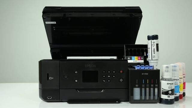 Epson Expression ET-7700 and ET-7750: How to Fill the Ink Tanks смотреть онлайн