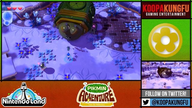 Nintendo Land  Pikmin Adventure: The Green Menace - 81 Wii U  GamePad Gameplay Walkthrough