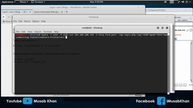 Brute Force Login Page with Hydra | Detailed Explanation смотреть онлайн
