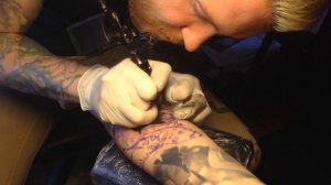 Human Duck tattoo by Den Yakovlev