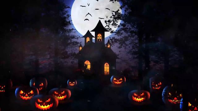 Halloween ambience haunted house - 10 hours - creepy halloween walk with scary music | Cozy Ambienc смотреть онлайн