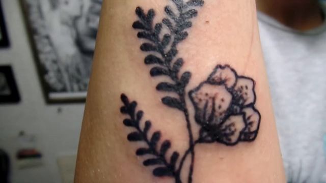 MRPAINЖИЗНЬ татуировка цветы в минимализме 2017 смотреть онлайн