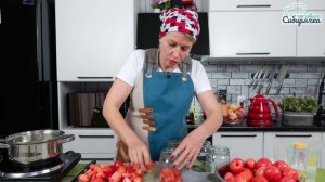 "МОЛНИЯ" - салат на зиму из помидор без стерилизации! Вкусней чем маринованные помидоры на зиму!