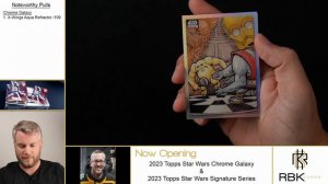 Expensive "Art".  2023 Topps Star Wars Chrome Galaxy and 2023 Topps Star Wars Signature Series.