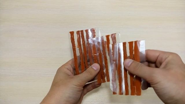 Шнурки (жгутики) для ремонта бескамерных шин с Aliexpress. Посылка из Китая. смотреть онлайн