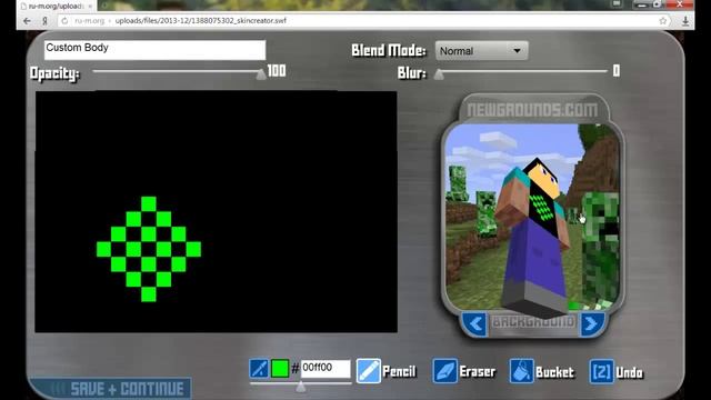 Как создать свой скин в Майнкрафте! Без скачивания программ! смотреть онлайн