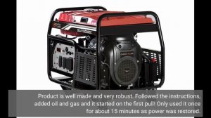 A-iPower SUA15000ECV 15000-Watt Portable Generator Gas Powered Electric Start, 15000 Watt, EPA/...