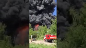 Пожар на складе ГСМ в Ярославле