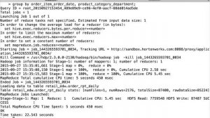 Data Warehouse Using Hadoop eco system - Performing ETL to report table using Hive