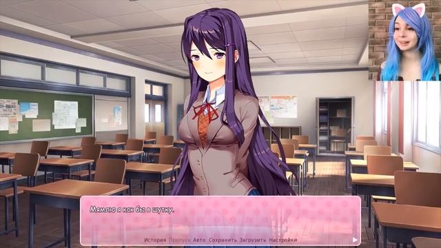 ВСТУПАЮ В ЛИТЕРАТУРНЫЙ КЛУБ! ? Doki doki literature club #1 смотреть онлайн