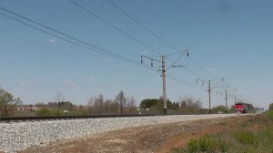 Тепловоз 4ТЭ10С-0024 с приветливым помощником