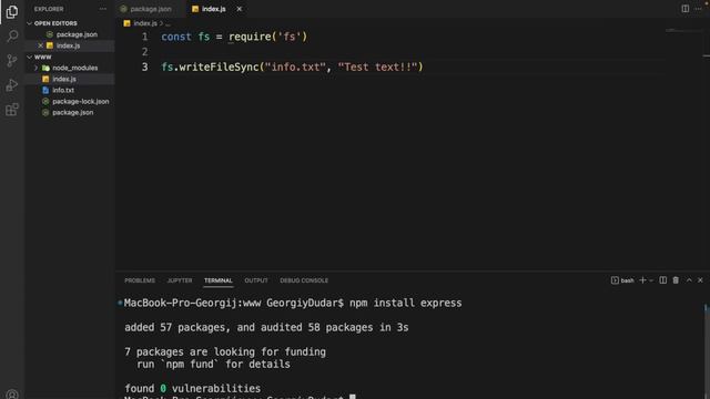 Изучение Node JS, Express JS за час в одном видео! Разработка веб сайта с нуля