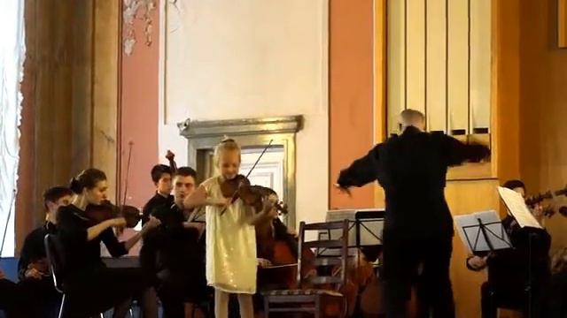Sonya Yakovleva violin 8 years  - Elves dance. E. Jenkinson