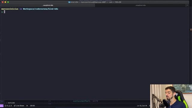 Execução de cluster Kubernetes local com Kind