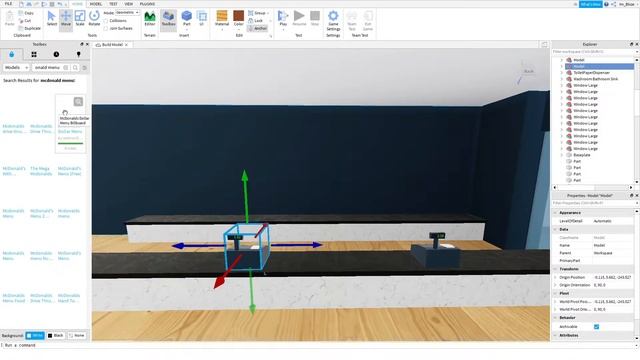How To Make A Simple McDonald's In Roblox Studio Part 2 смотреть онлайн