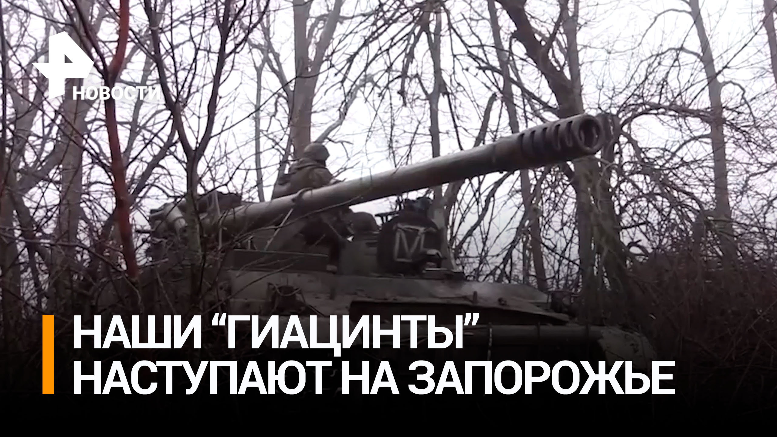 "Гиацинты" уничтожают украинских боевиков в ходе наступления / РЕН Новости