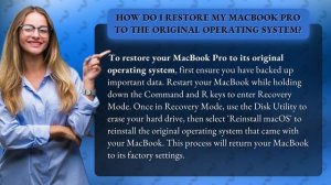 How do I restore my MacBook Pro to the original operating system?