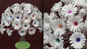 Как сделать Бумажные цветы из пустой пластиковой бутылки