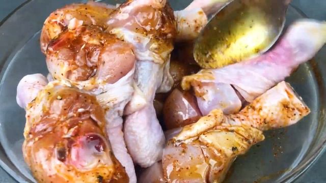 Куриные ножки в духовке по грузински. Очень ароматные и сочные!