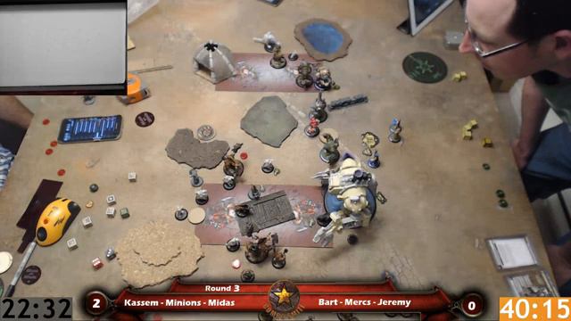 Warmachine Hordes - Minions (Midas) Vs. Mercenaries (Bartolo) смотреть онлайн