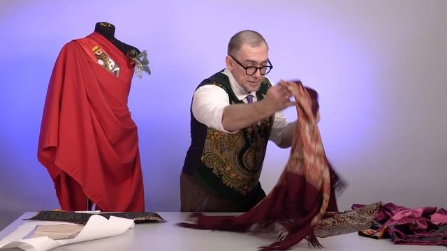 Как сделать стильную рубашку или жилет из платка. Простой мастер-класс. Гардероб дизайнера.