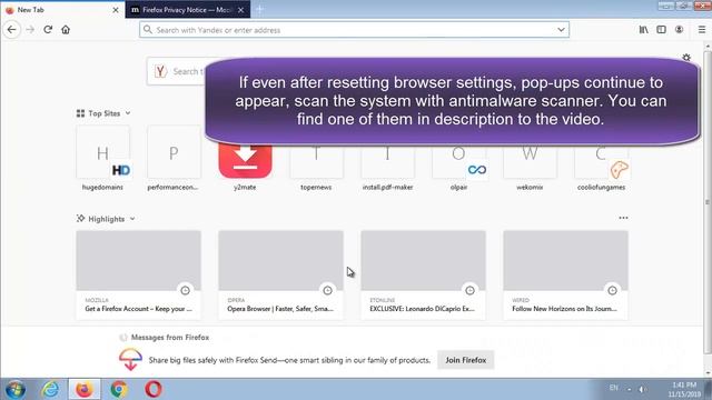How to remove Y2mate.com (Google Chrome / Mozilla Firefox) смотреть онлайн